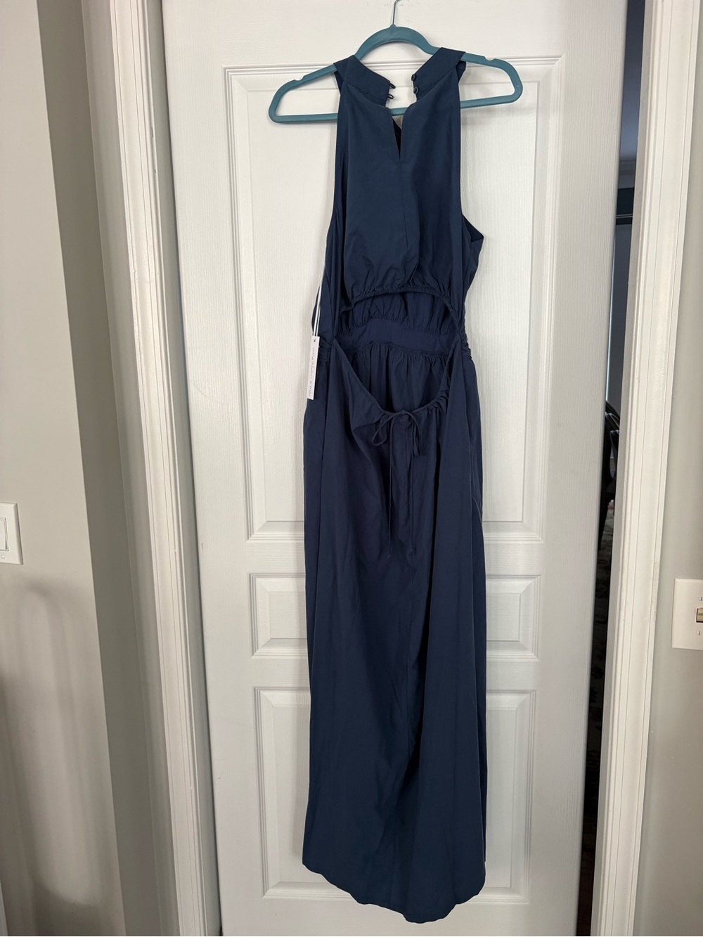 Young Fabulous and Broke Navy Sleeveless Dress with Drawstring Waist